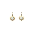 Gold-Ohrringe mit Opal