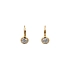 Gold-Ohrringe mit Zirkonen