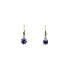 Gold-Ohrringe mit Amethyst