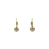 Gold-Ohrringe mit Zirkonen