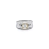 Ring mit Zirkon aus Kombinationsgold
