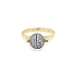 Goldring mit Zirkonen