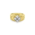Goldring mit Zirkonen