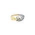Goldring mit Zirkonen