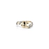 Ring mit Zirkonias in Gold-Kombination