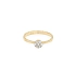 Goldring mit Zirkonen