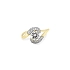 Gold Verlobungsring mit Zirkonen