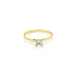 Gold Verlobungsring mit Zirkon