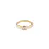 Gold Verlobungsring mit Zirkon