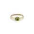 Goldring mit Peridot