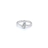 Ring mit Zirkon aus Weißgold