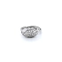 Ring mit Zirkonen aus Weißgold