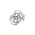 Goldring mit Zirkonen