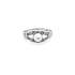 Goldring mit Perle und Zirkonen