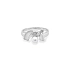 Goldring mit Perle und Zirkonen
