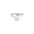 Goldring mit Perle und Zirkonen