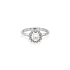 Goldring mit Perle und Zirkonen