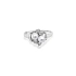 Goldring mit Perle und Zirkonen