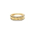 Goldring mit Zirkonen