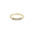 Goldring mit Zirkonen