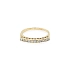 Goldring mit Zirkonen