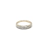 Ring mit Zirkonias in Gold-Kombination