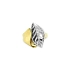 Goldener Ring aus kombiniertem Gold