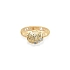 Goldring mit Zirkonen