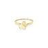 Goldener Ring in Form eines Schmetterlings
