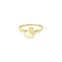 Goldener Ring in Form eines Schmetterlings