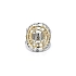 Ring mit Zirkonias in Gold-Kombination