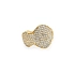 Goldring mit Zirkonen