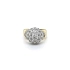 Ring mit Zirkonias in Gold-Kombination
