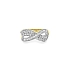 Goldring mit Zirkonen