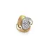 Ring mit Zirkonias in Gold-Kombination
