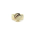 Herren-Kombi-Ring aus Gold
