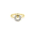 Goldring mit Zirkonen