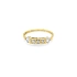 Goldring mit Zirkonen