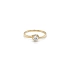 Gold Verlobungsring mit Zirkonen