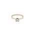 Gold Verlobungsring mit Zirkon