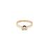 Gold Verlobungsring mit Zirkon