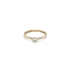 Gold Verlobungsring mit Zirkon