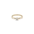 Gold Verlobungsring mit Zirkon