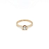 Gold Verlobungsring mit Zirkon