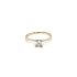 Gold Verlobungsring mit Zirkonen