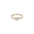 Gold Verlobungsring mit Zirkon