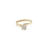Gold Verlobungsring mit Zirkon