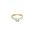 Gold Verlobungsring mit Zirkon