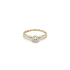 Gold Verlobungsring mit Zirkon