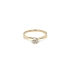 Gold Verlobungsring mit Zirkon